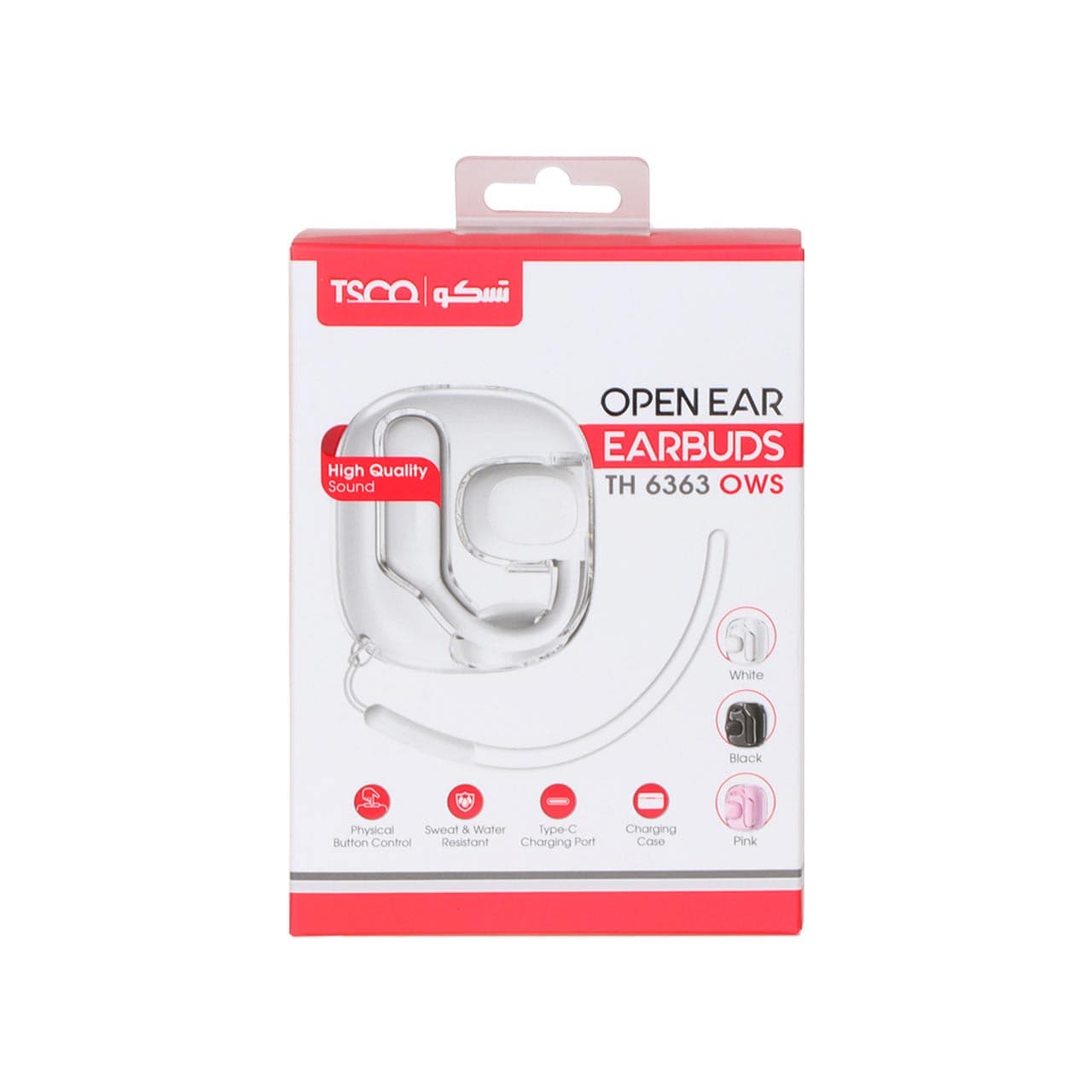 هدست بلوتوثی تسکو مدل TH 6363 OWS – مشکی — تصویر ۹