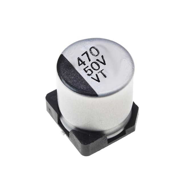 خازن الکترولیت SMD ظرفیت 470uF 50V 12.5×13.5mm