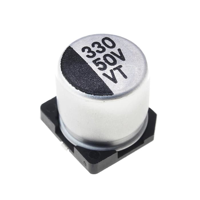 خازن الکترولیت SMD ظرفیت 330uF 50V 10×10.5mm