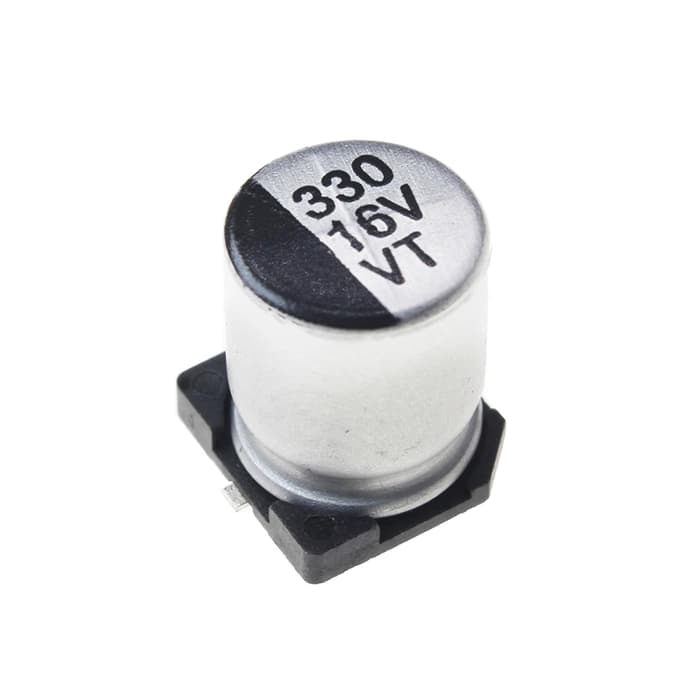 خازن الکترولیت SMD ظرفیت 330uF 16V 8×10.5mm