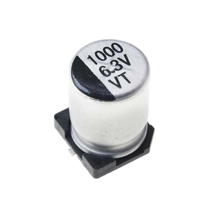 خازن الکترولیت SMD ظرفیت 1000uF 6.3V 8×10.5mm