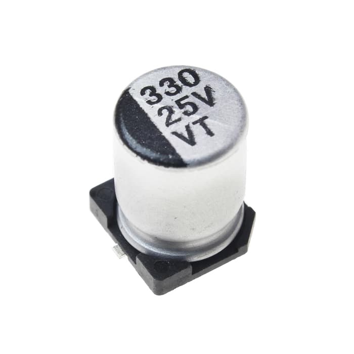 خازن الکترولیت SMD ظرفیت 330uF 25V 8×10.5mm