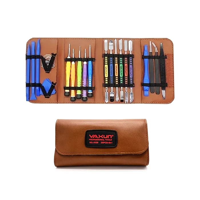 کیف ست پیچ گوشتی و اسپاتول یاکسون 24 ابزار YAXUN YX-6126 — تصویر ۴