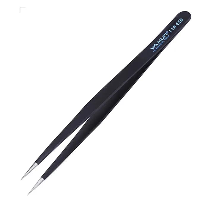 پنس سر صاف نوک تیز آنتی استاتیک یاکسون Yaxun 11A ESD