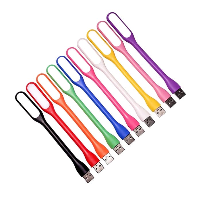 چراغ USB LED انعطاف پذیر رنگ مشکی