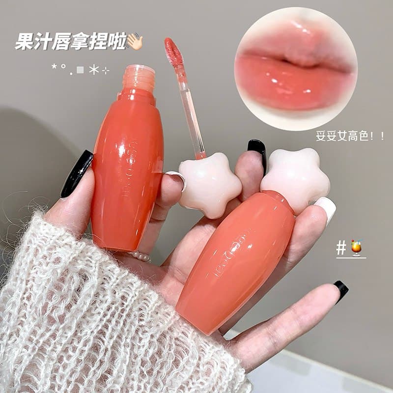 تینت لب خیس ستاره ای اولیبولا olibolla لیپ تینت لیپگلاس خیس — تصویر ۱۰
