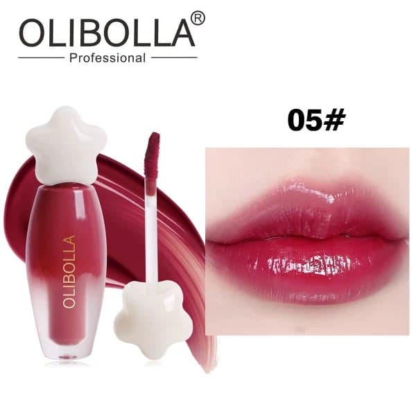 تینت لب خیس ستاره ای اولیبولا olibolla لیپ تینت لیپگلاس خیس — تصویر ۶
