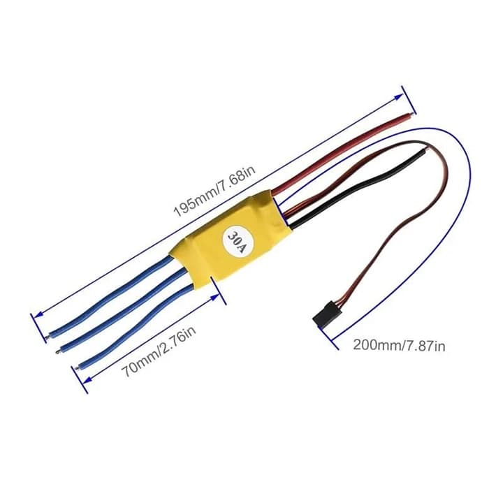 درایور موتور براشلس 30 آمپر ESC 30A — تصویر ۶