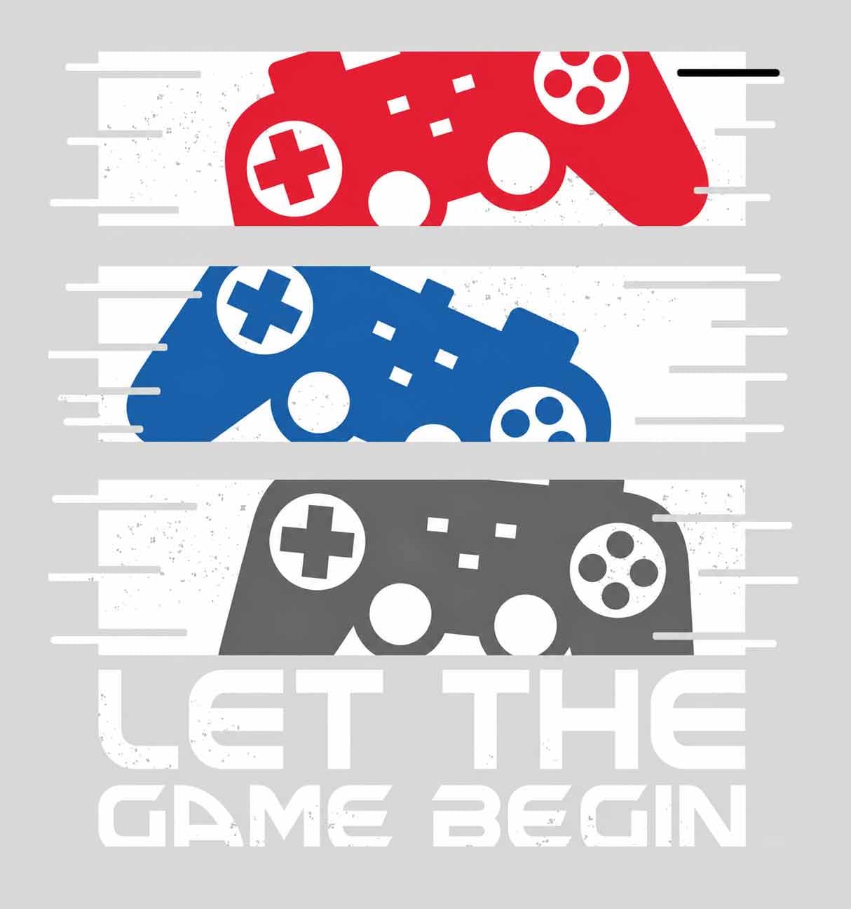 برچسب حرارتی مدل let the game begin
