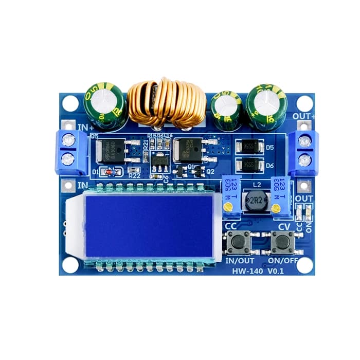 ماژول افزاینده – کاهنده DC به DC مدل HW-140 دارای نمایشگر LCD