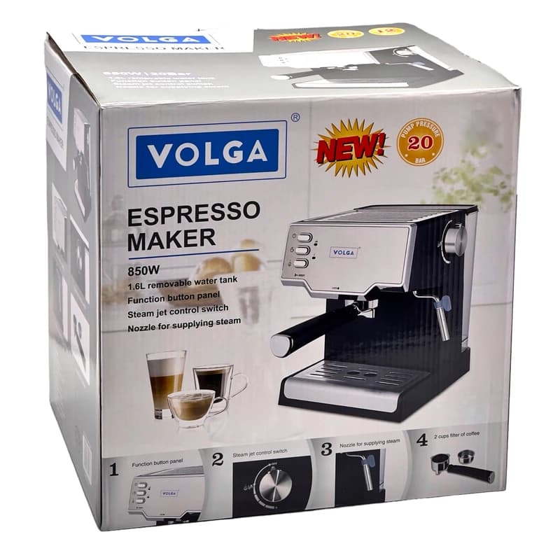 اسپرسوساز 1.6 لیتری ولگا، مدل VOLGA-105-E — تصویر ۶