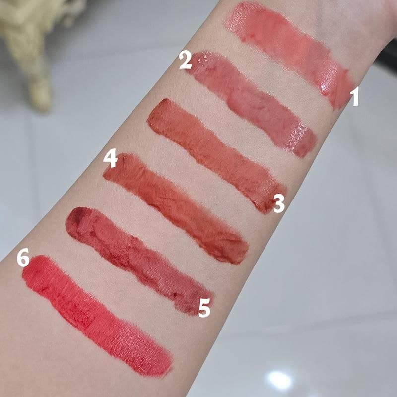 لیپگلاس پاپیونی gege bear رژلب بافت خیس کره ای لیپ گلیز — تصویر ۳