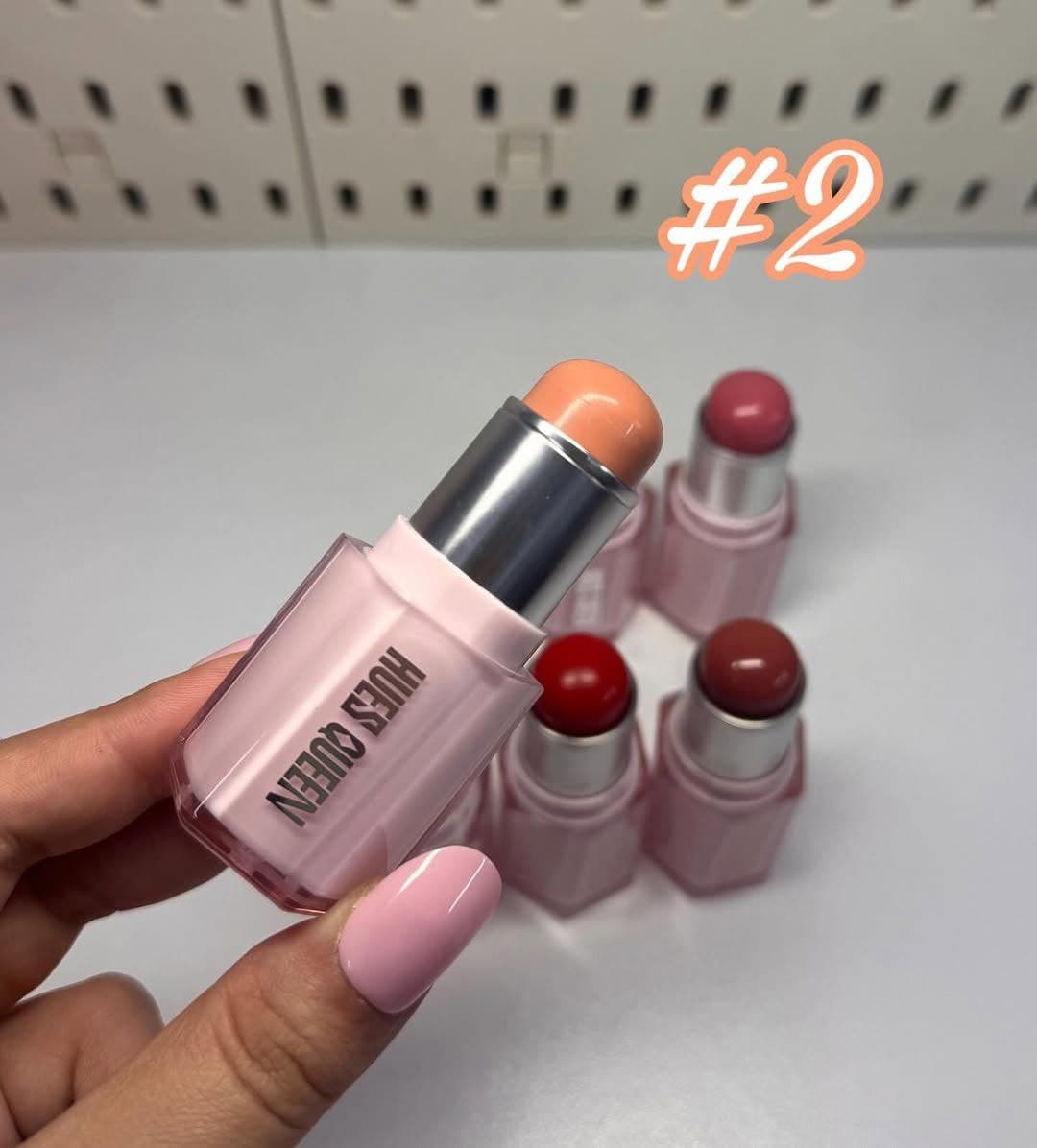 رژگونه کره ای دوپ شیگلم برند hues queen رژگونه استیکی — تصویر ۱۱