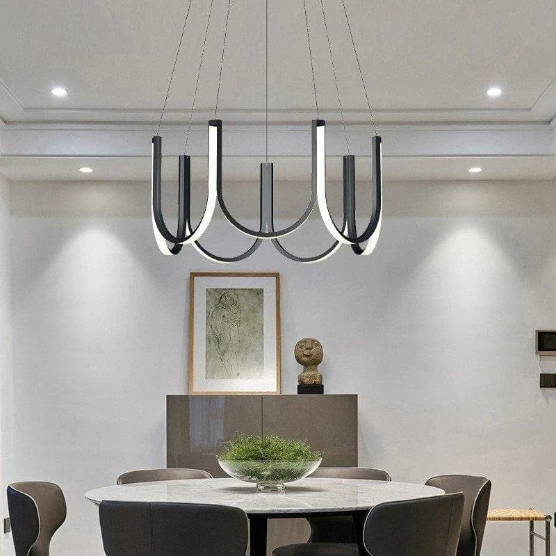 لوستر سقفی مدرن طرح مناره 60 سانتی کد00435 — تصویر ۶