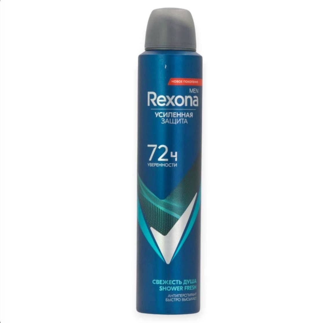 اسپری ضد تعریق مردانه آبی رکسونا Rexona مدل شاور فرش — تصویر ۳
