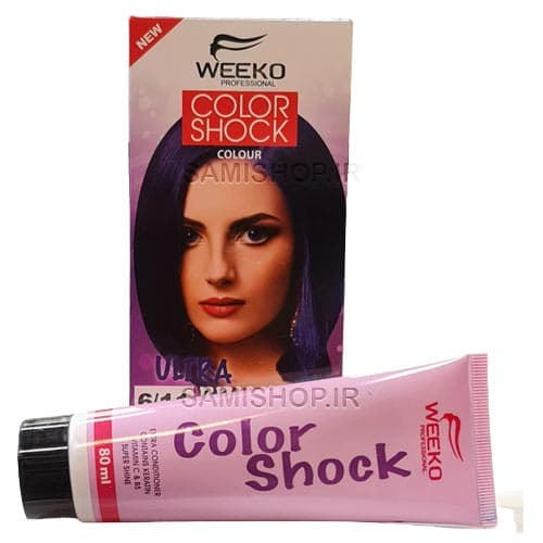کیت رنگ موی فانتزی ویکو Color Shock ، شماره 6/11 آبی کاربنی — تصویر ۵