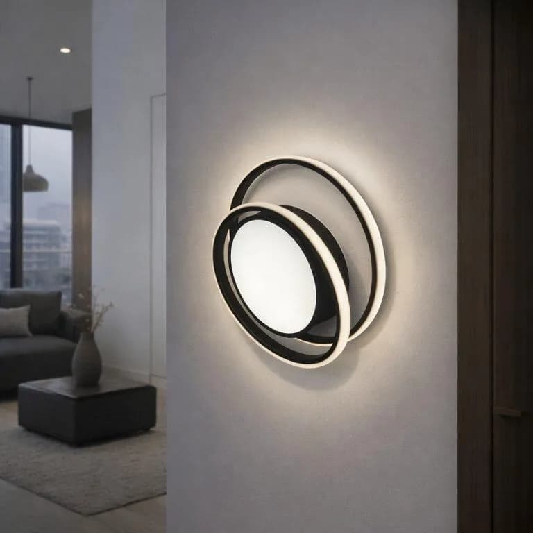 لوستر سقفی طرح دایره تو دلی کفه دار کد 00973 — تصویر ۲
