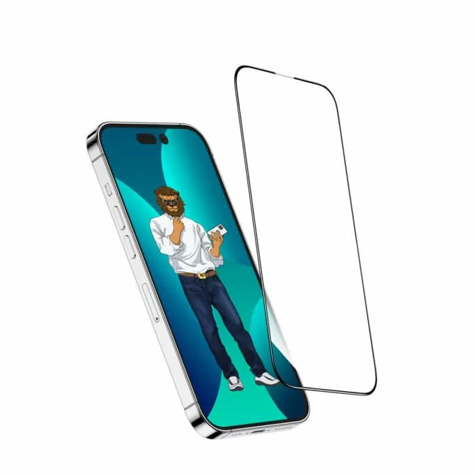 گلس گرین لاین برای اپل Iphone 13 pro max مدل Steve شفاف — تصویر ۳
