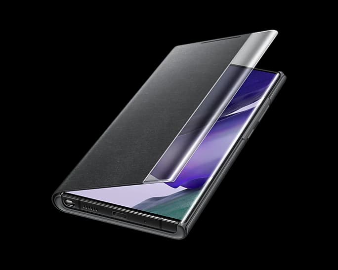 کاور هوشمند Clear View Cover سامسونگ Galaxy Note 20 Ultra با IC اورجینال — تصویر ۴