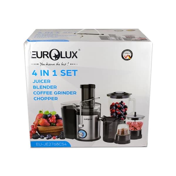 آبمیوه گیری چهار کاره یورولوکس مدل EU-JE2768CS4 — تصویر ۳