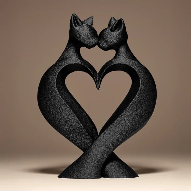 مجسمه دکوراتیو Cat Love Decor