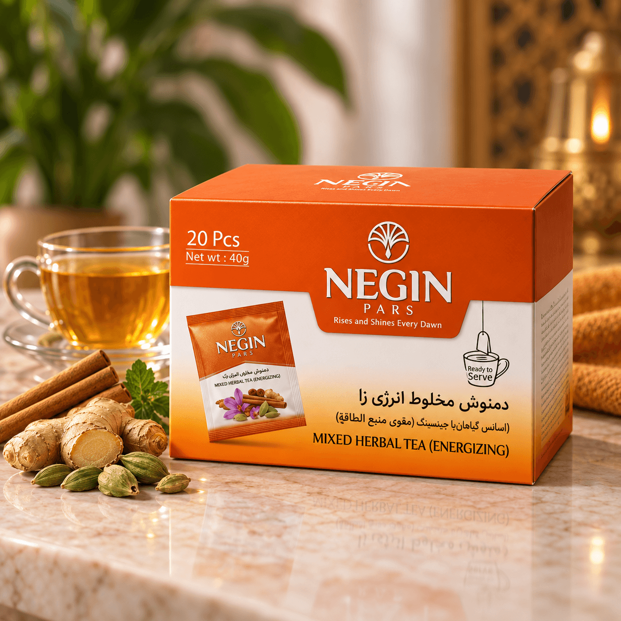 دمنوش مخلوط(انرژی زا) 20 عددی — تصویر ۲