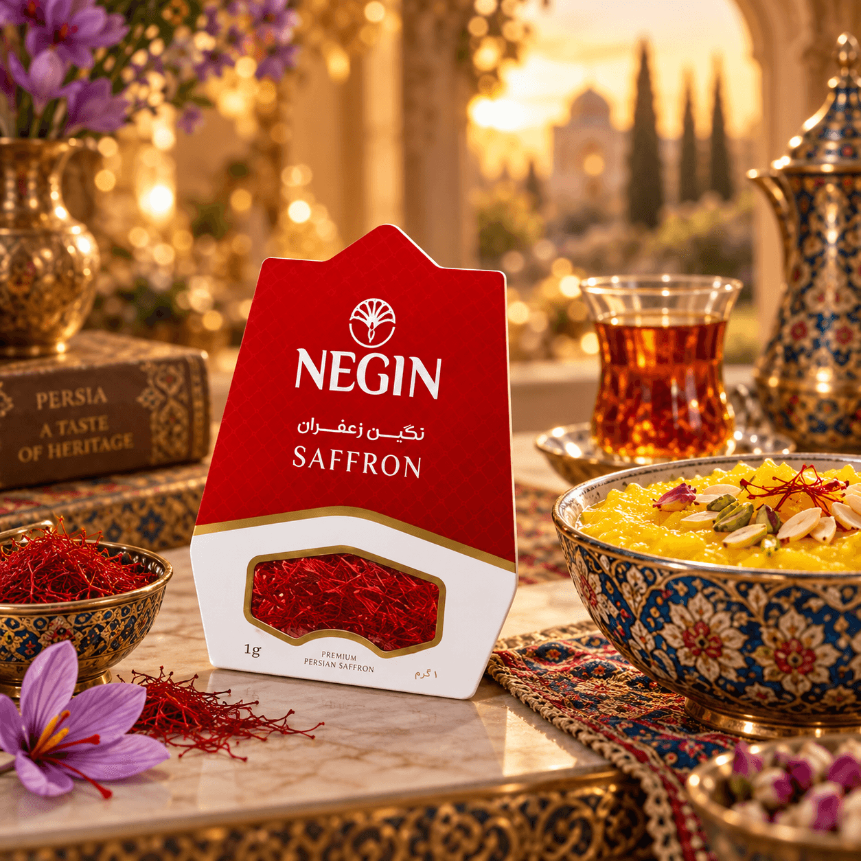زعفران سرگل پاکتی 1 گرم — تصویر ۵