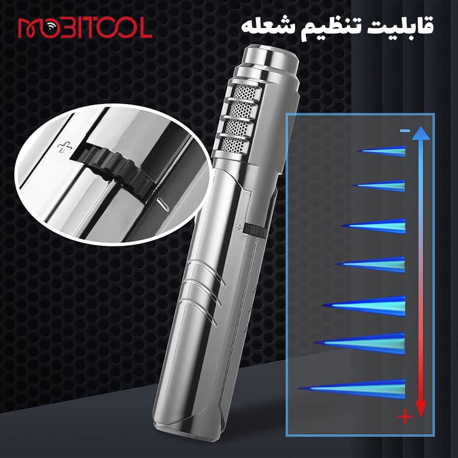 فندک تورچ ضد باد حرفه ای گرین لاین (Green Lion Jet Flame Windproof Lighter) — تصویر ۱۱