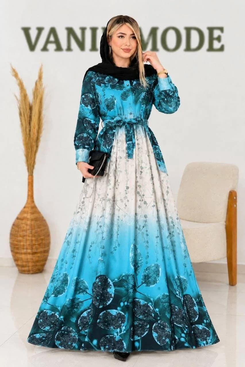 پیراهن ساحلی مدل برگ — تصویر ۱۰