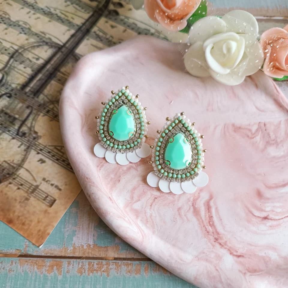 گوشواره جواهردوزی کد 2243