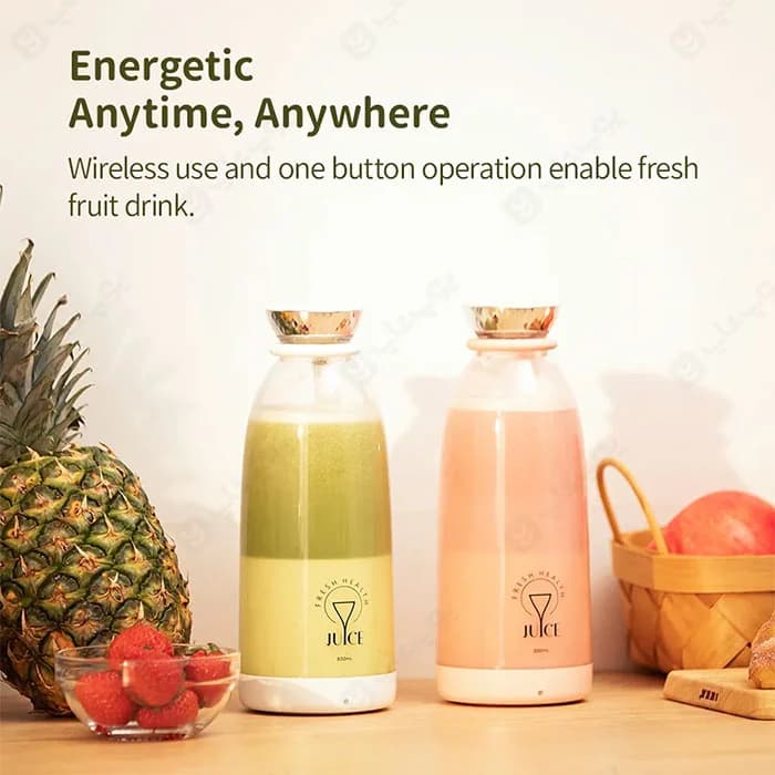شیکر مخلوطکن قابل حمل شیائومی مدل Juice Portable Mini Fruit Blender 500ml (Y03) — تصویر ۱۱