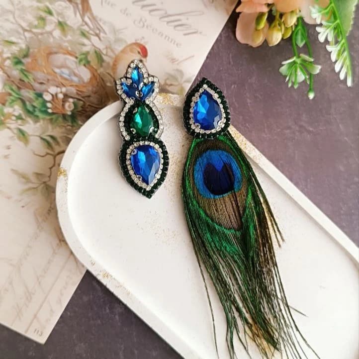 گوشواره جواهردوزی کد 2241