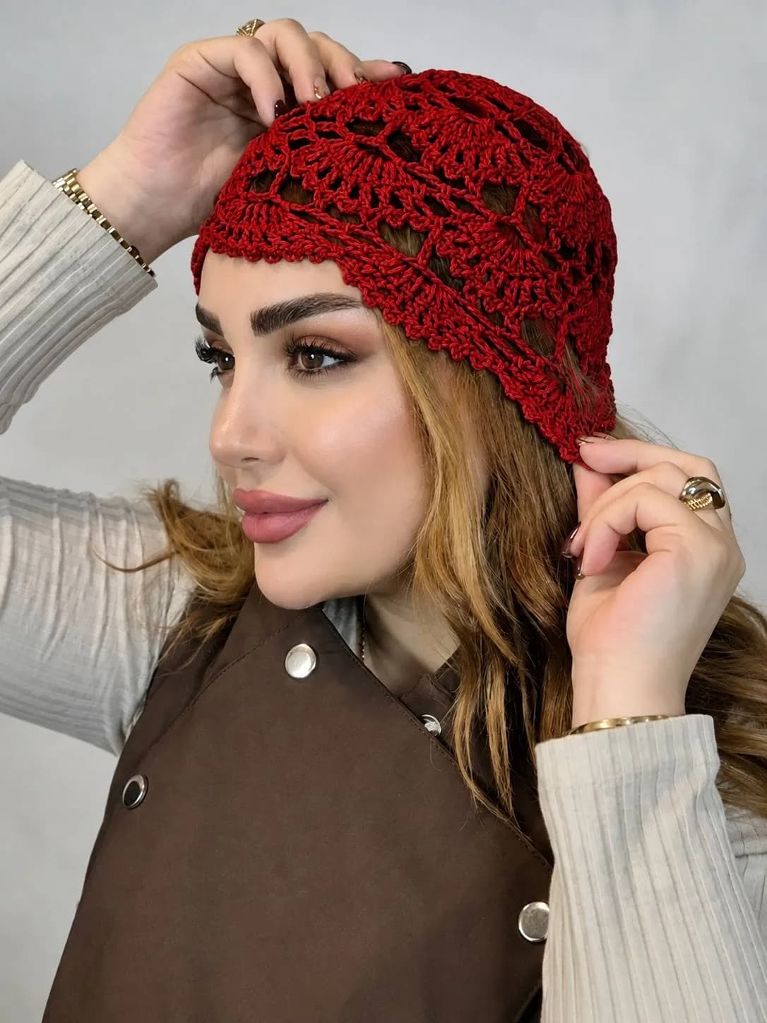 کلاه قلاب بافی