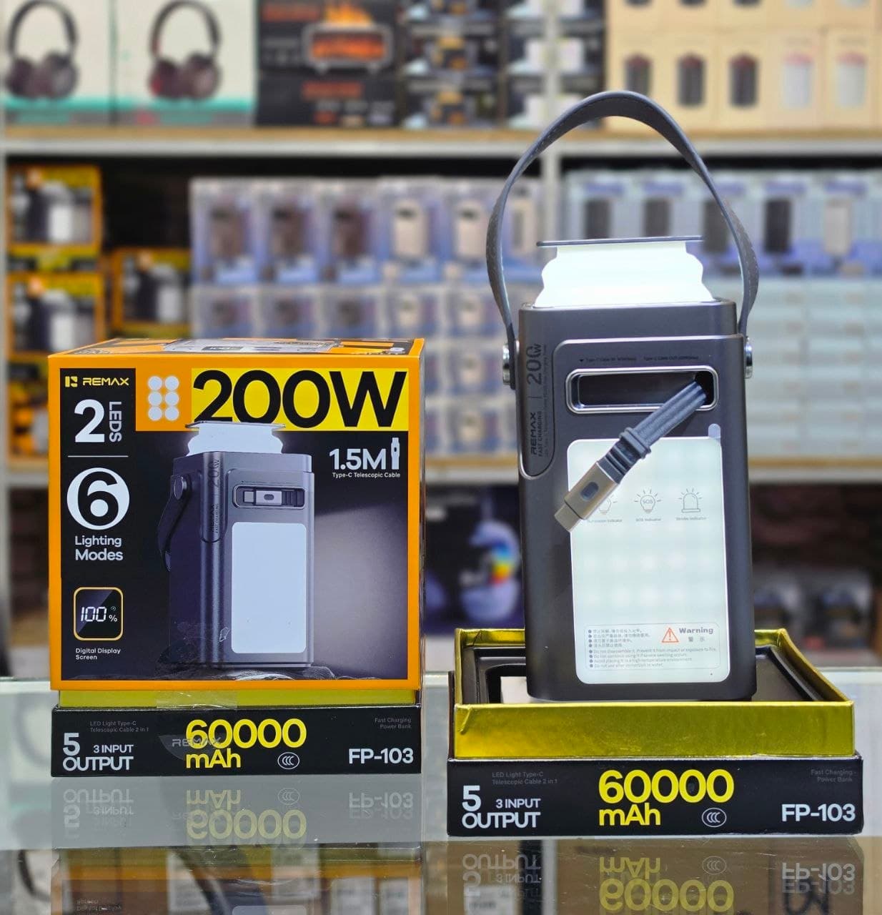 پاوربانک 60000 میلی آمپر ریمکس مدل FP-103 — تصویر ۵