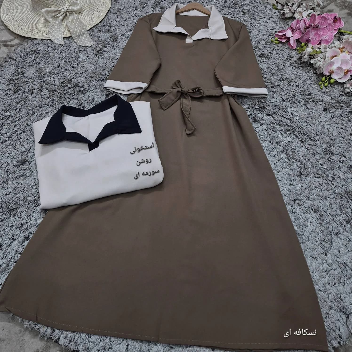 کفتان یقه شکاری مدل مارگارت — تصویر ۷