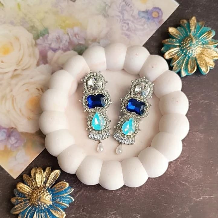 گوشواره جواهردوزی کد 2220
