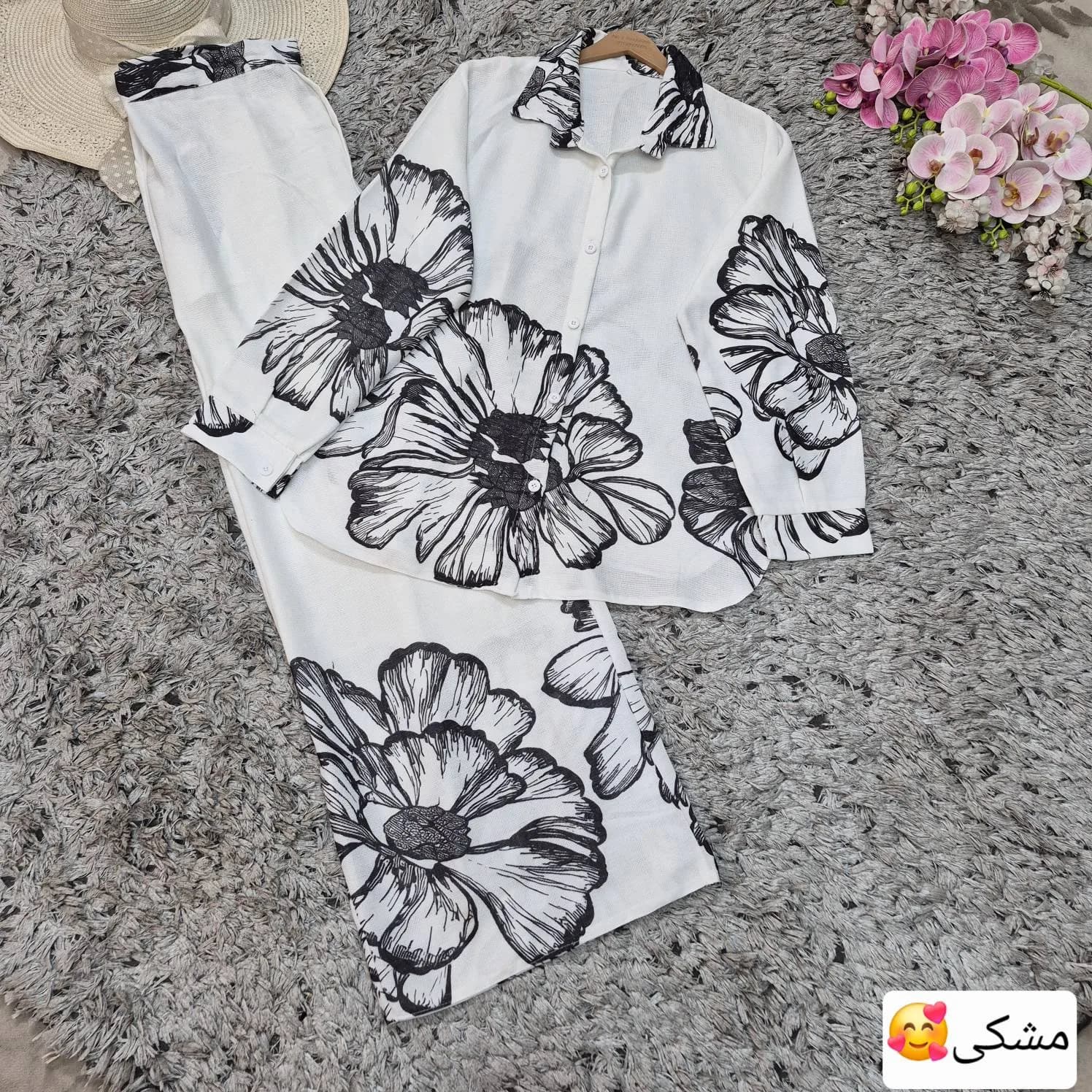 ست شومیز شلوار گل — تصویر ۷