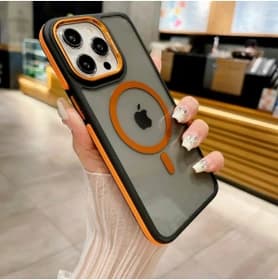 قاب شیشه ای تیره stylish آیفون 17 — تصویر ۲