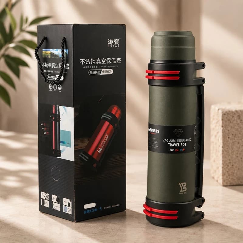 فلاسک کوهنوردی 2 لیتری YUBAO مدل YB-852 — تصویر ۷