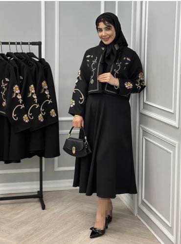 ست کت و دامن مجلسی مدل سپنتا — تصویر ۲
