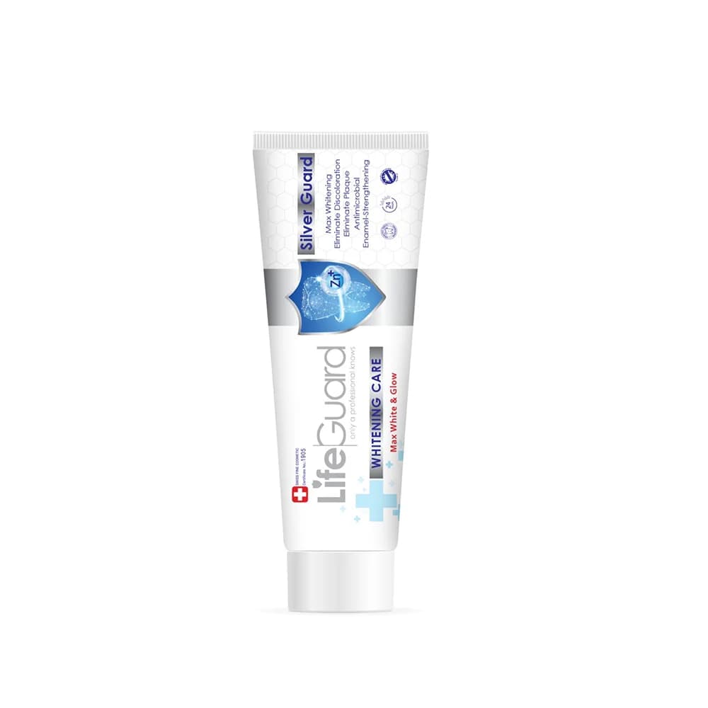 خمیردندان سفیدکننده (Silver Guard) برند لایف گارد با حجم 120 گرم