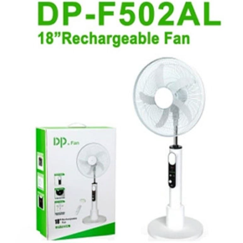 پنکه شارژی دی پی مدل DP-F505AL سایز ۱۶ اینچ با باددهی چندسرعته — تصویر ۶