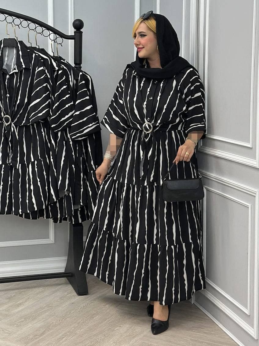 ست(شومیز دامن) گره ای مدل پری — تصویر ۲