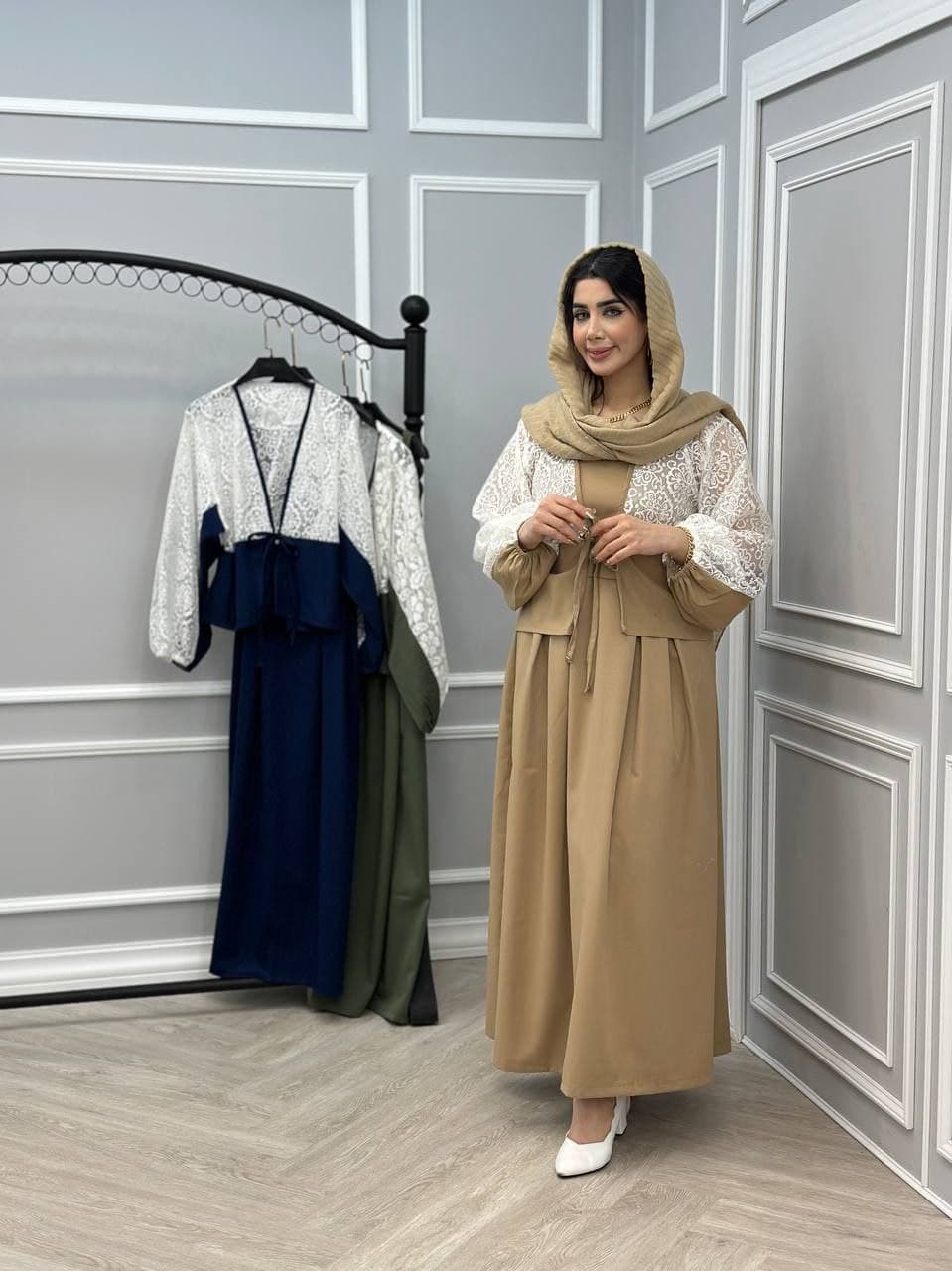 دوتیکه مدل رزگل (سارافون و رویه) — تصویر ۳