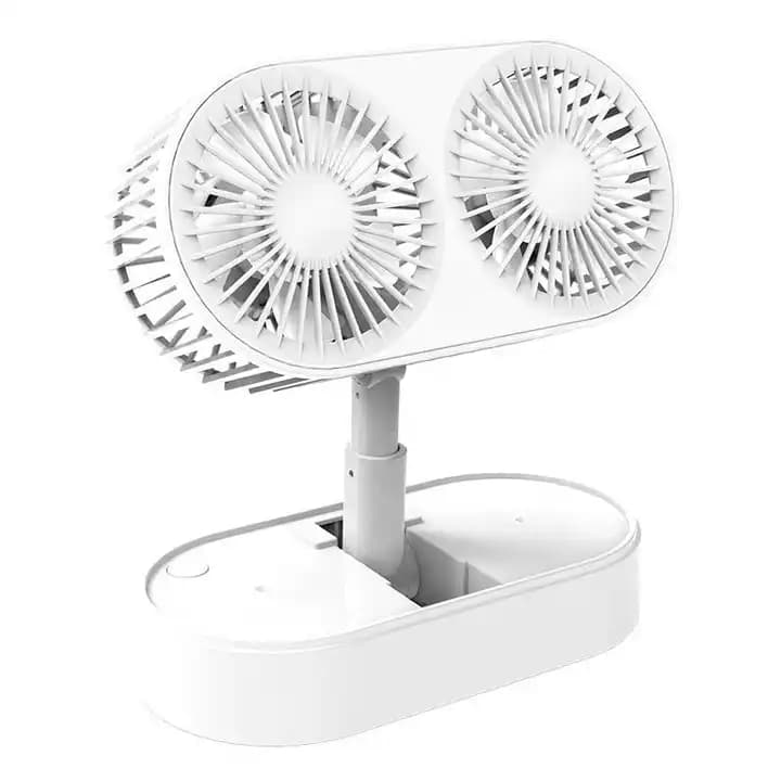 پنکه رومیزی دو موتوره تاشو Double motor folding table top fan — تصویر ۲