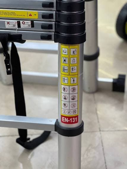نردبان تلسکوپی دوطرفه 2.50 متر — تصویر ۷