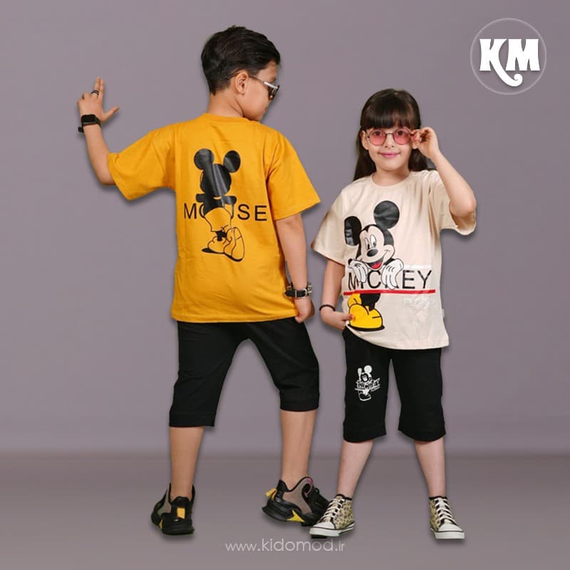 تیشرت شلوارک اسپرت طرح MickeyMouse — تصویر ۲