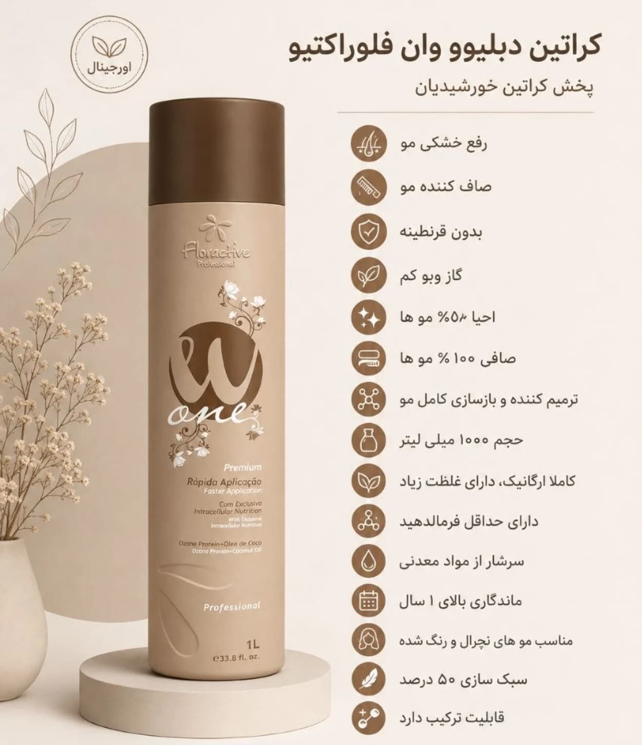 کراتین دبلیووان فلوراکتیو (w1)w one — تصویر ۳