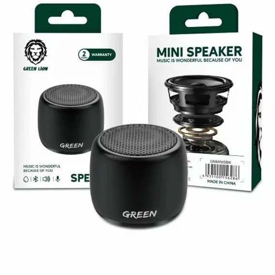 اسپیکر بلوتوثی مینی گرین لاین (Green Lion) مدل جیبی و قابل حمل — تصویر ۲