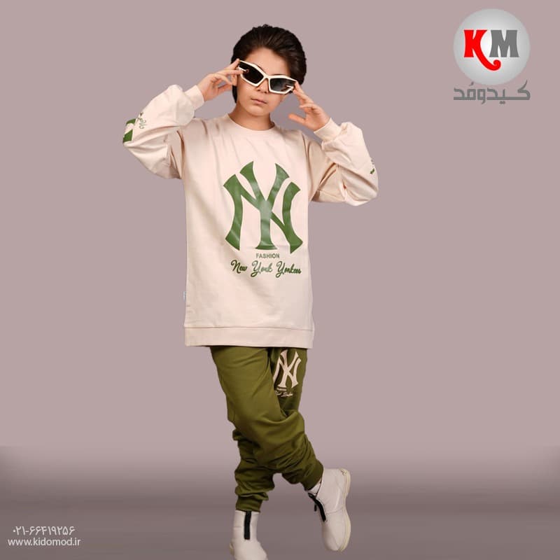بلوز شلوار پسرانه طرح NY